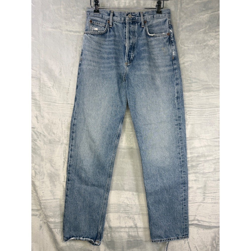 AGOLDE 90's Pinch Waist Straight Leg Jeans Womens 26 Blue Light Wash A154D-1206